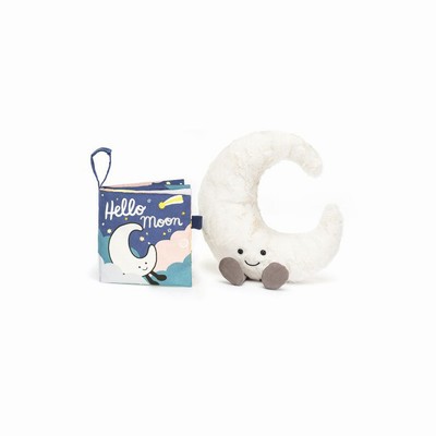 Jellycat Hello Moon Fabric and Amuseables Moon Medium | HU2639184